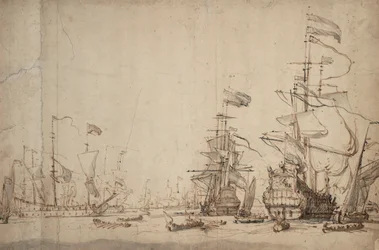 Ein Kriegsrat in der niederländischen Flotte? Mai 1665, ca. 1674