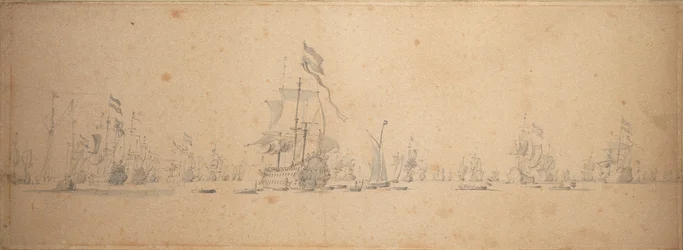 Ein Kriegsrat in der niederländischen Flotte