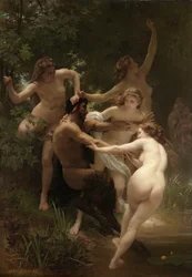 Nymphen und Satyr