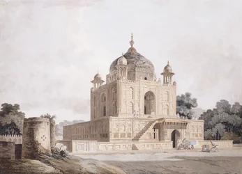 Das Mausoleum von Sultan Parviz, in der Nähe von Allahabad