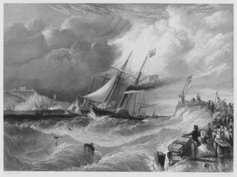 Dover, Die Landung von Prinz Albert, aus dem Bild in der Königlichen Sammlung