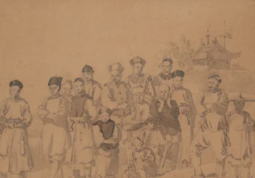 Gruppe von Chinesen