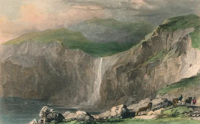 Wasserfall & Steinbruch, in der Nähe von Boscastle