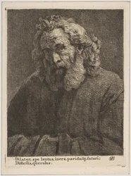 Alter Mann mit langem Bart, 1761