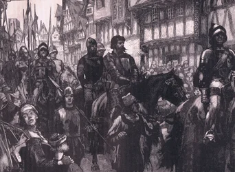 Wallace auf dem Weg zur Westminster Hall, 1304 n. Chr.