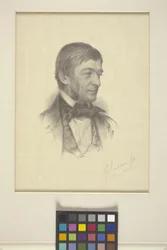 Porträt von Ralph Waldo Emerson