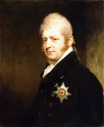 Porträt von Prinz Adolphus Frederick, Herzog von Cambridge, Brustlänge mit dem Stern des Hosenbandordens, 1808