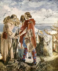 Egfrith bietet Cuthbert das Bistum Hexham an, 678