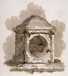 Der London Stone, Cannon Street, City of London, 1806