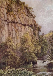 Chee Tor, Chee Dale, in der Nähe von Buxton