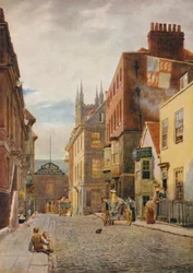 Church Street, Blick nach Süden, ca. 1900