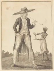 Ein Surinam-Pflanzer in seiner Morgenkleidung, 1793