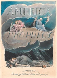 Amerika. Eine Prophezeiung, Tafel 2, Titelseite
