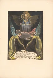 Europa. Eine Prophezeiung, Tafel 12, Albions Engel erhob sich... (Bentley 14)