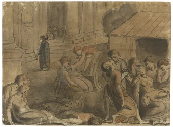 Die Große Pest von London, um 1779