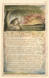 P.125-1950.pt9 Der kleine Schwarze Junge: Tafel 9 aus „Lieder der Unschuld und Erfahrung“ (Exemplar AA), ca. 1815-26