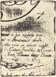 Neudruck aus Fragment der annullierten Platte für A Prophecy