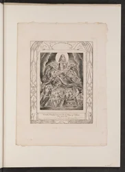 Satan vor dem Thron Gottes
