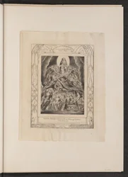 Satan vor dem Thron Gottes
