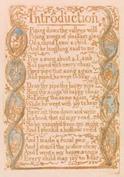 Lieder der Unschuld, Tafel 3, Einleitung (Bentley 4)