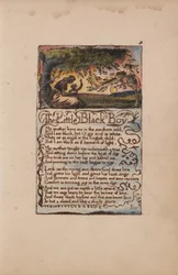 Lieder der Unschuld und der Erfahrung, Tafel 8, Der kleine Schwarze Junge (Bentley 9)