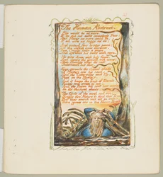 Lieder der Unschuld und der Erfahrung: Der menschliche Abstrakt, ca. 1825
