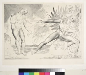 Der Kreis der korrupten Beamten: Die Teufel quälen Ciampolo, Inferno, Canto XXII, Illustration zur 