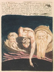 Das erste Buch Urizen, Tafel 13, So wurde der ewige Prophet geteilt . . . (Bentley 15)