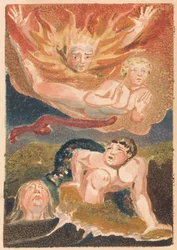 Das erste Buch von Urizen, Tafel 22 (Bentley 24)