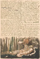Das Erste Buch Urizen, Tafel 4, "Versammelt euch um die öden Wüsten . . . ." (Bentley 4)
