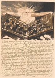 Das Erste Buch Urizen, Tafel 6, "In lebenden Schöpfungen erschien . . . ." (Bentley 5)