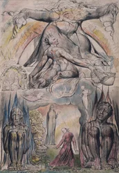 Vergils Auftrag, Illustration zum 2. Gesang des „Inferno“ aus der „Göttlichen Komödie“ von Dante Alighieri