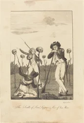 Die Schädel von Leutnant Leppar und sechs seiner Männer
