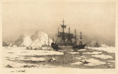 Unter den Eisschollen