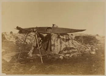 Esquimaux Toupek oder Hautzelt, Tafel 121 aus Bradfords "Die Arktischen Regionen", 1873