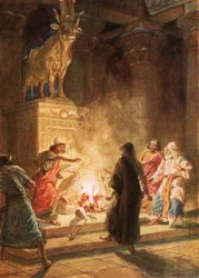 Ein Prophet Gottes verurteilt den Götzendienst von Jerobeam