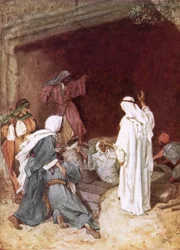 Jesus erweckt Lazarus von den Toten