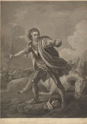 David Garrick als Richard III im Drury Lane Theatre, 1759