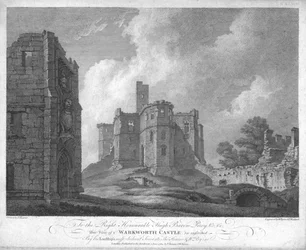 Warkworth Castle, ca. 1784