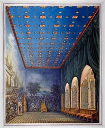 Vorgeschlagenes Schema zur Neugestaltung der Painted Chamber, Old Palace of Westminster, London