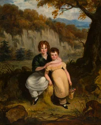 Porträt von Sir Thomas Moncrieffe Bt. und seiner Schwester als Kinder
