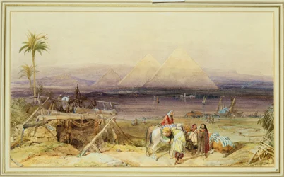 Am Nil, Ägypten, 1846