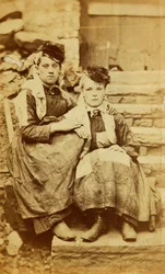 Arbeiter der Tredegar Eisenwerke, Wales
