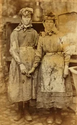 Arbeiter der Tredegar Eisenwerke, Wales