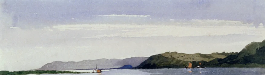 Rajmahal-Hügel von oben, Indien, 1843