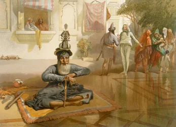 Akalis am Heiligen Teich, Umritsar, aus 