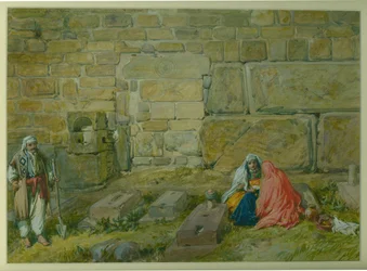 Zugemauerte Tür im Ostwall von Haram, nahe dem Goldenen Tor, 1872