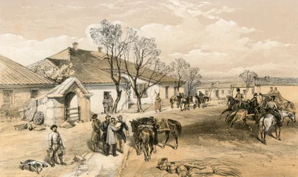 Hauptquartier von Lord Raglan in Khutor-Karagatch