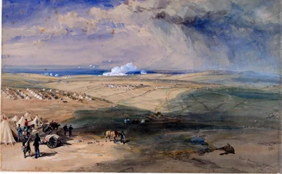 Quartier von Lord Raglan vor Sewastopol, November 1854