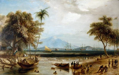 Wasserstelle am Anjer Point, auf der Insel Java (Indonesien)